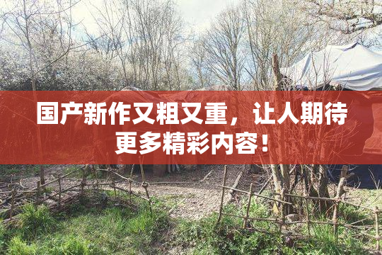 国产新作又粗又重，让人期待更多精彩内容！