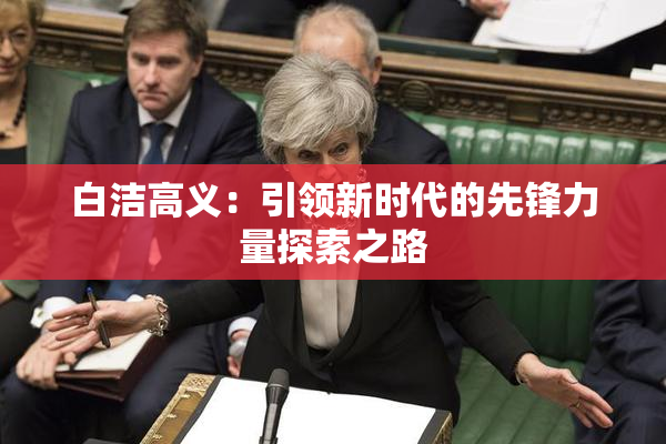 白洁高义：引领新时代的先锋力量探索之路