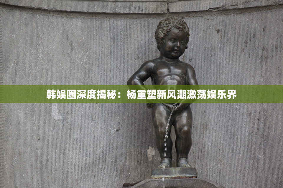 韩娱圈深度揭秘：杨重塑新风潮激荡娱乐界
