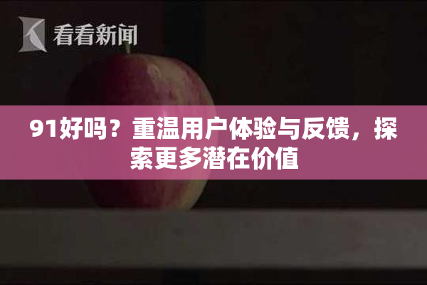 91好吗？重温用户体验与反馈，探索更多潜在价值