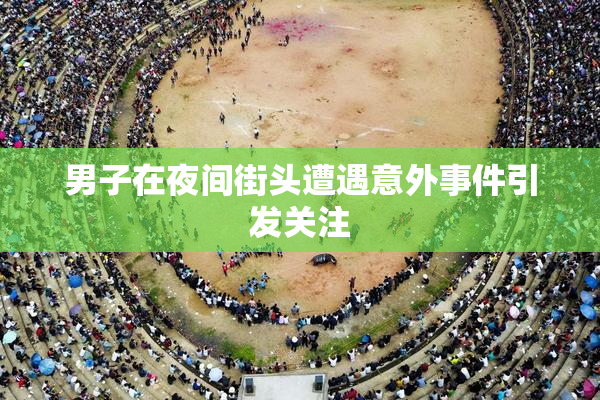 男子在夜间街头遭遇意外事件引发关注