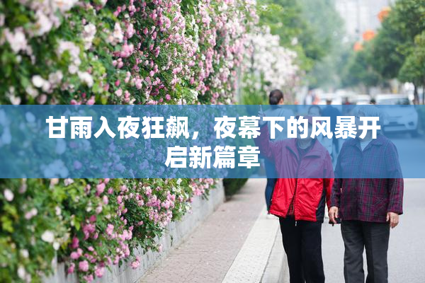 甘雨入夜狂飙，夜幕下的风暴开启新篇章