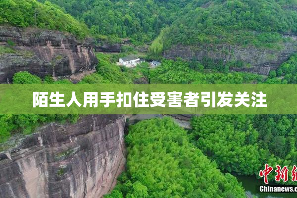 陌生人用手扣住受害者引发关注