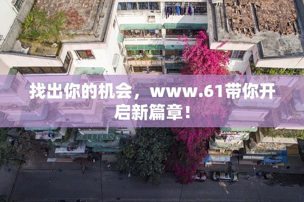 找出你的机会，www.61带你开启新篇章！