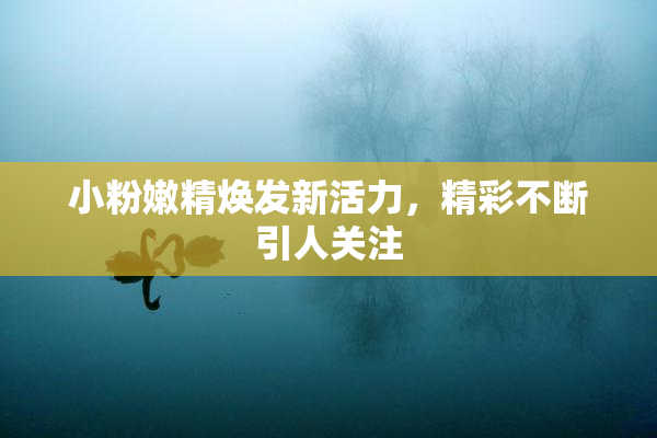 小粉嫩精焕发新活力，精彩不断引人关注