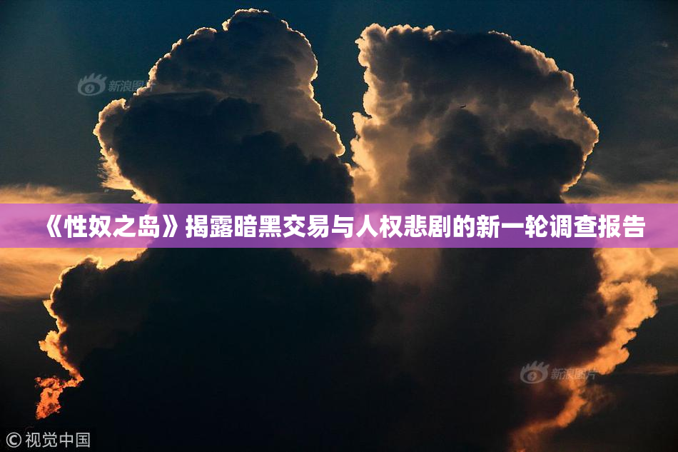 《性奴之岛》揭露暗黑交易与人权悲剧的新一轮调查报告