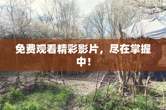 免费观看精彩影片，尽在掌握中！