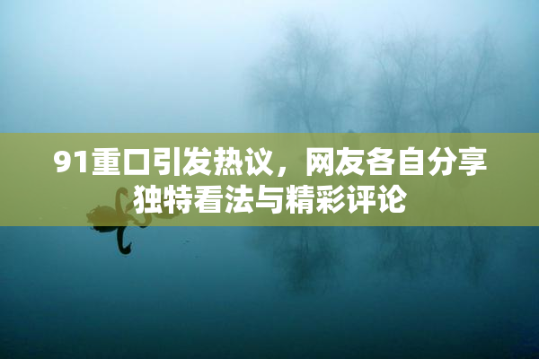 91重口引发热议，网友各自分享独特看法与精彩评论