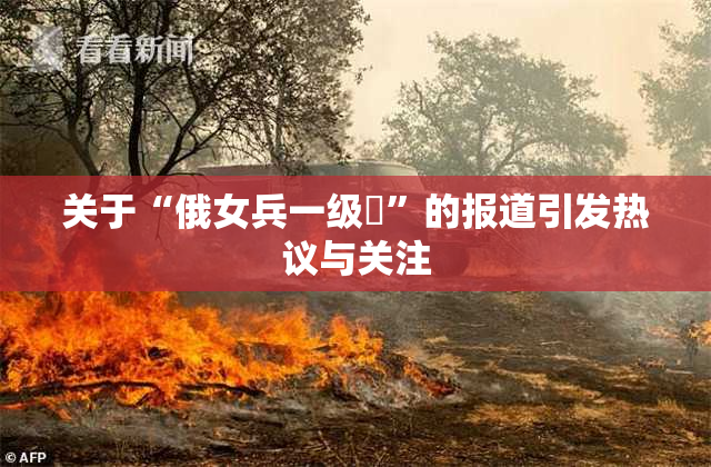 关于“俄女兵一级婬”的报道引发热议与关注