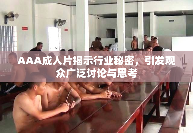 AAA成人片揭示行业秘密，引发观众广泛讨论与思考