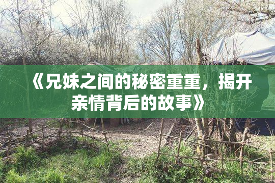 《兄妹之间的秘密重重，揭开亲情背后的故事》