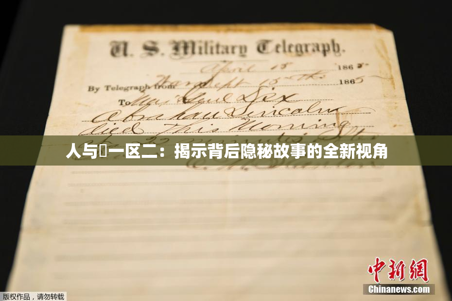 人与嘼一区二：揭示背后隐秘故事的全新视角