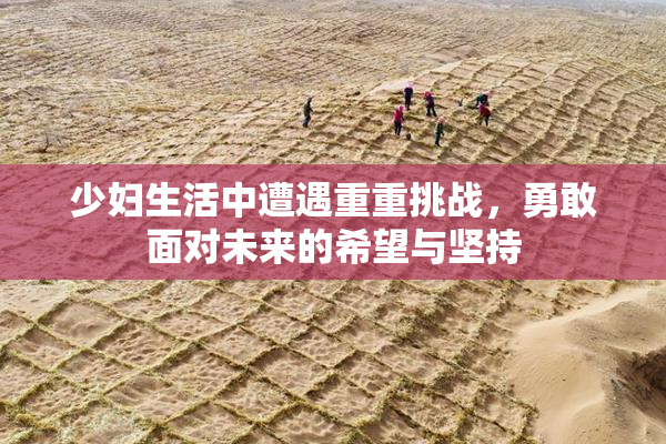 少妇生活中遭遇重重挑战，勇敢面对未来的希望与坚持