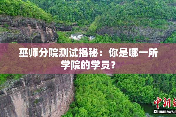 巫师分院测试揭秘：你是哪一所学院的学员？