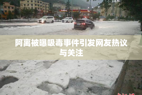 阿离被曝吸毒事件引发网友热议与关注