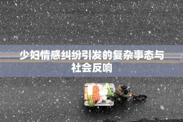 少妇情感纠纷引发的复杂事态与社会反响