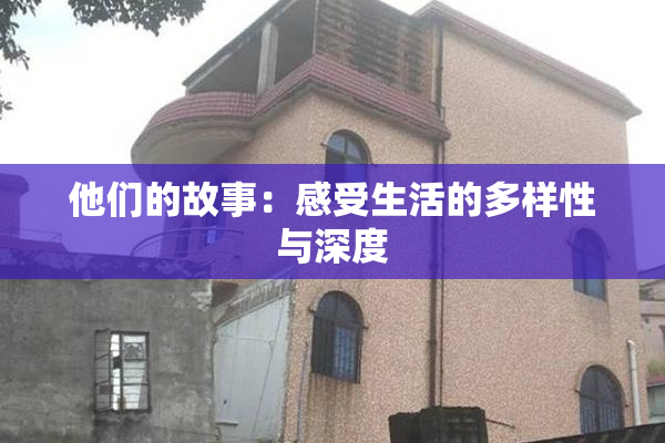 他们的故事：感受生活的多样性与深度