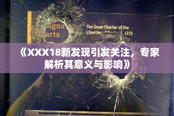 《XXX18新发现引发关注，专家解析其意义与影响》
