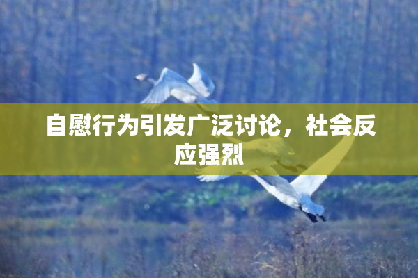自慰行为引发广泛讨论，社会反应强烈