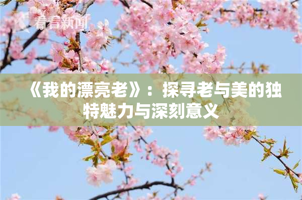 《我的漂亮老》：探寻老与美的独特魅力与深刻意义