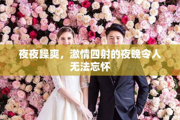 夜夜躁爽，激情四射的夜晚令人无法忘怀