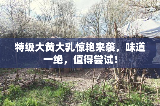 特级大黄大乳惊艳来袭，味道一绝，值得尝试！
