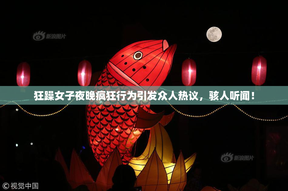 狂躁女子夜晚疯狂行为引发众人热议，骇人听闻！