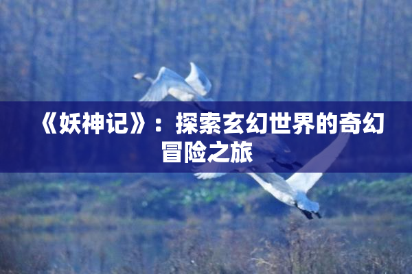《妖神记》：探索玄幻世界的奇幻冒险之旅