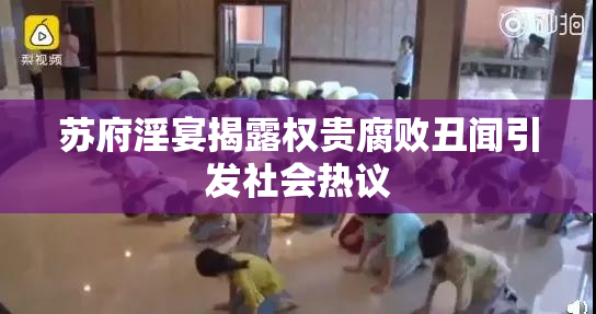 苏府淫宴揭露权贵腐败丑闻引发社会热议