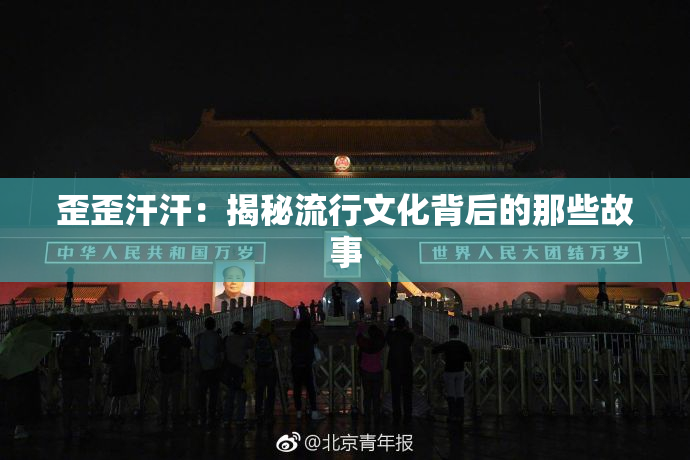 歪歪汗汗：揭秘流行文化背后的那些故事