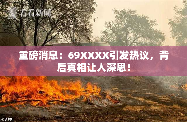 重磅消息：69ΧΧΧΧ引发热议，背后真相让人深思！