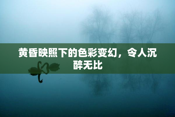 黄昏映照下的色彩变幻，令人沉醉无比