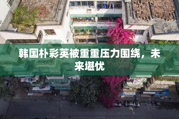 韩国朴彩英被重重压力围绕，未来堪忧