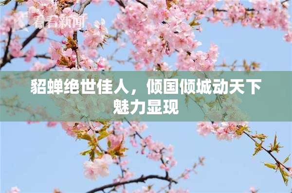 貂蝉绝世佳人，倾国倾城动天下魅力显现