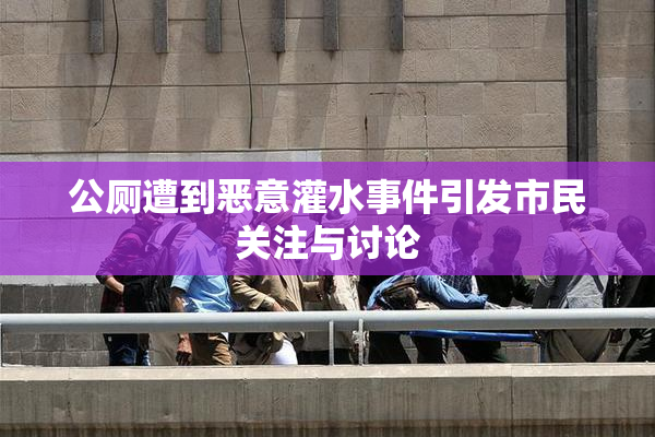 公厕遭到恶意灌水事件引发市民关注与讨论