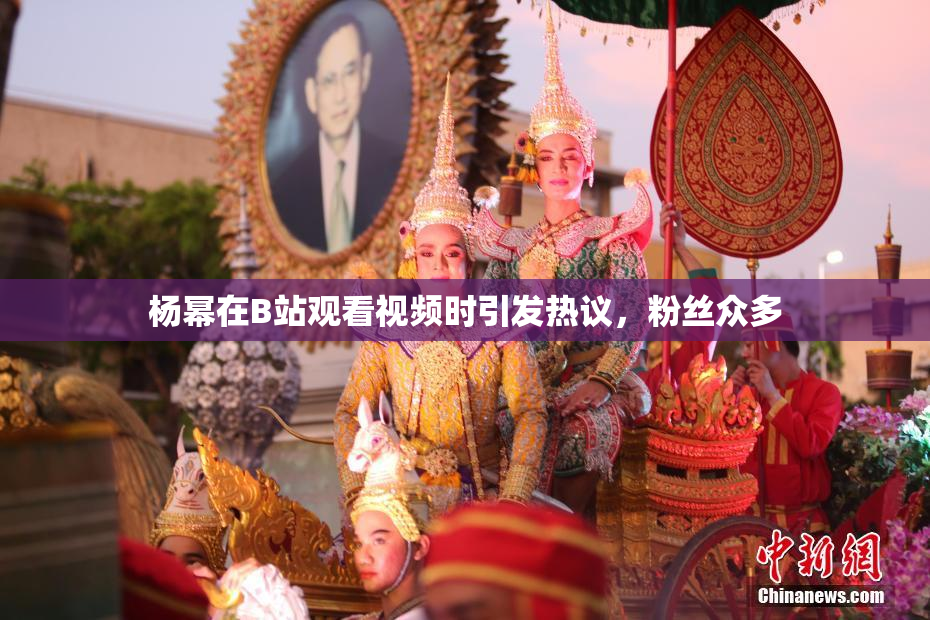杨幂在B站观看视频时引发热议，粉丝众多