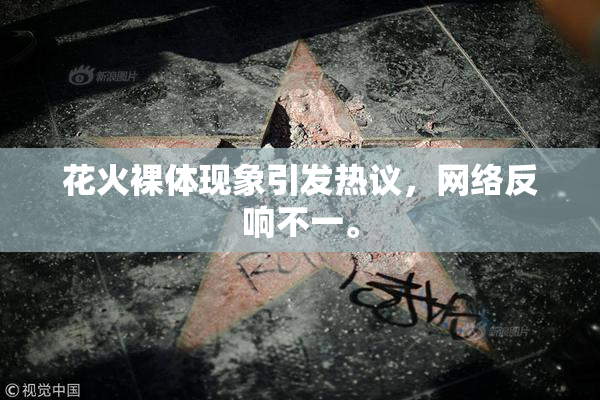 花火裸体现象引发热议，网络反响不一。