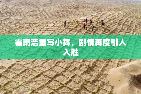 霍雨浩重写小舞，剧情再度引人入胜