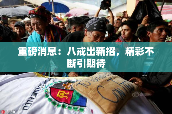 重磅消息：八戒出新招，精彩不断引期待