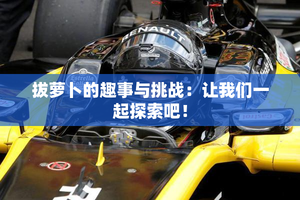 拔萝卜的趣事与挑战：让我们一起探索吧！