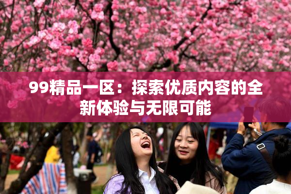 99精品一区：探索优质内容的全新体验与无限可能