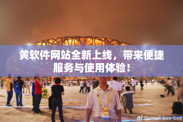 黄软件网站全新上线，带来便捷服务与使用体验！