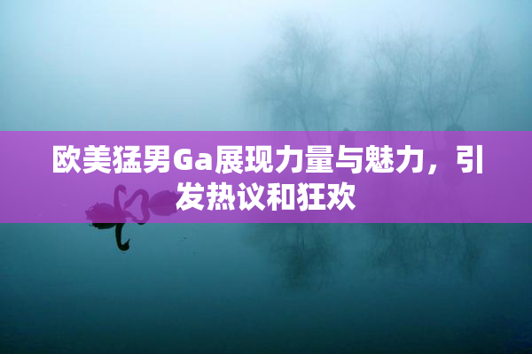 欧美猛男Ga展现力量与魅力，引发热议和狂欢