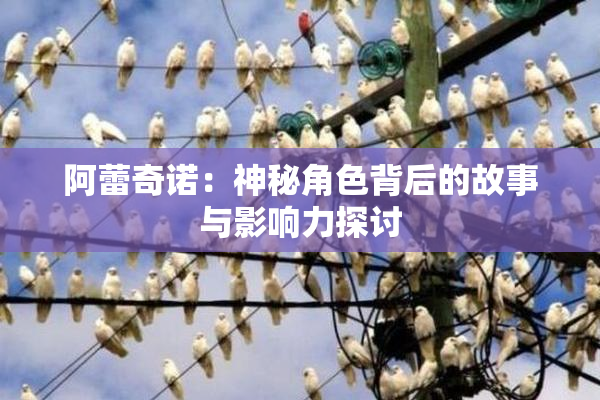 阿蕾奇诺：神秘角色背后的故事与影响力探讨