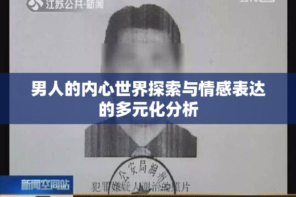 男人的内心世界探索与情感表达的多元化分析