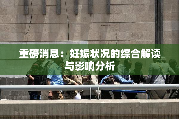 重磅消息：妊娠状况的综合解读与影响分析
