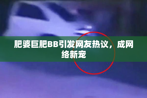 肥婆巨肥BB引发网友热议，成网络新宠