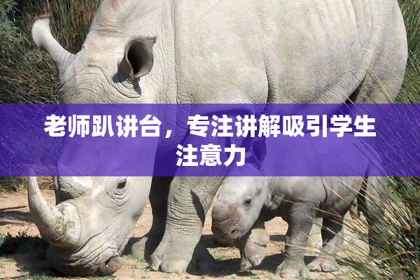 老师趴讲台，专注讲解吸引学生注意力