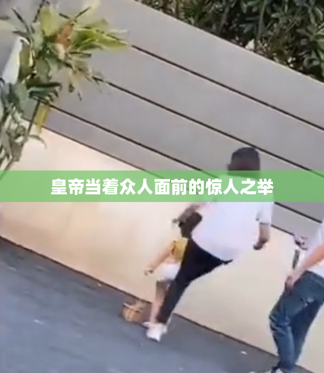 皇帝当着众人面前的惊人之举