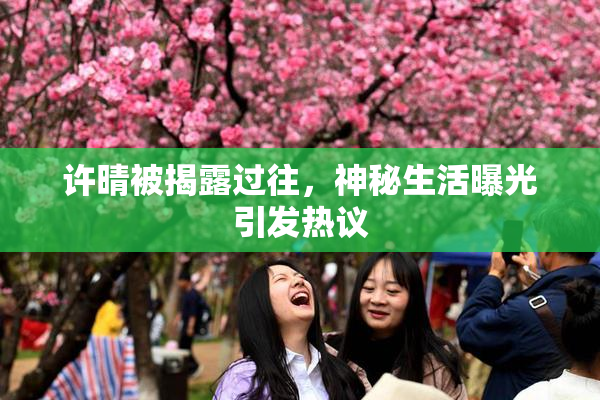 许晴被揭露过往，神秘生活曝光引发热议